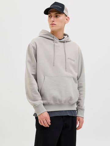 JACK & JONES Sweatshirt 'JCOUnion' in Grey: front