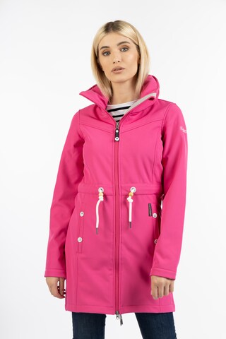 Manteau fonctionnel Schmuddelwedda en rose : devant