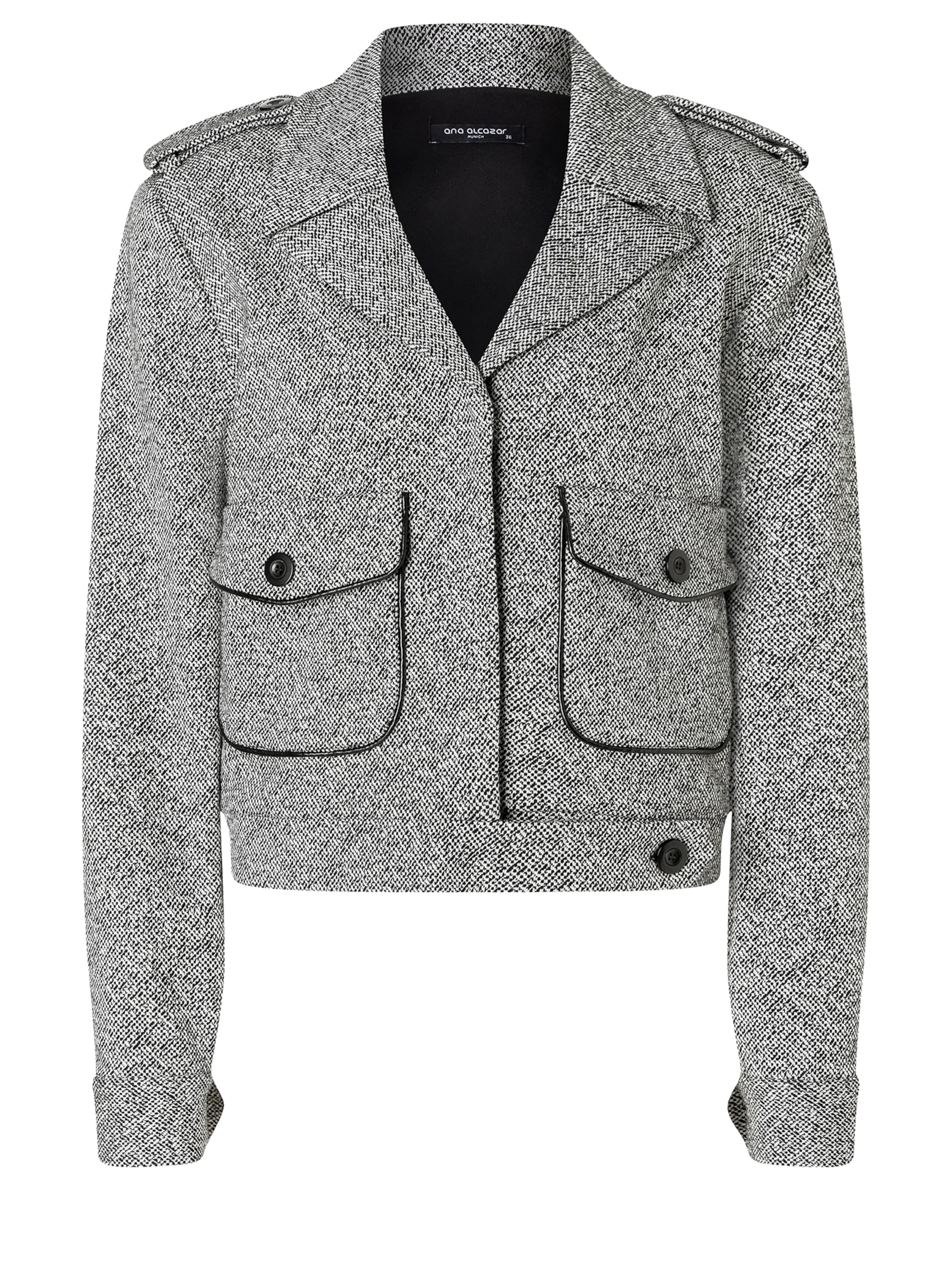 Ana Alcazar Between-Season Jacket 'Alana' in Grey: front