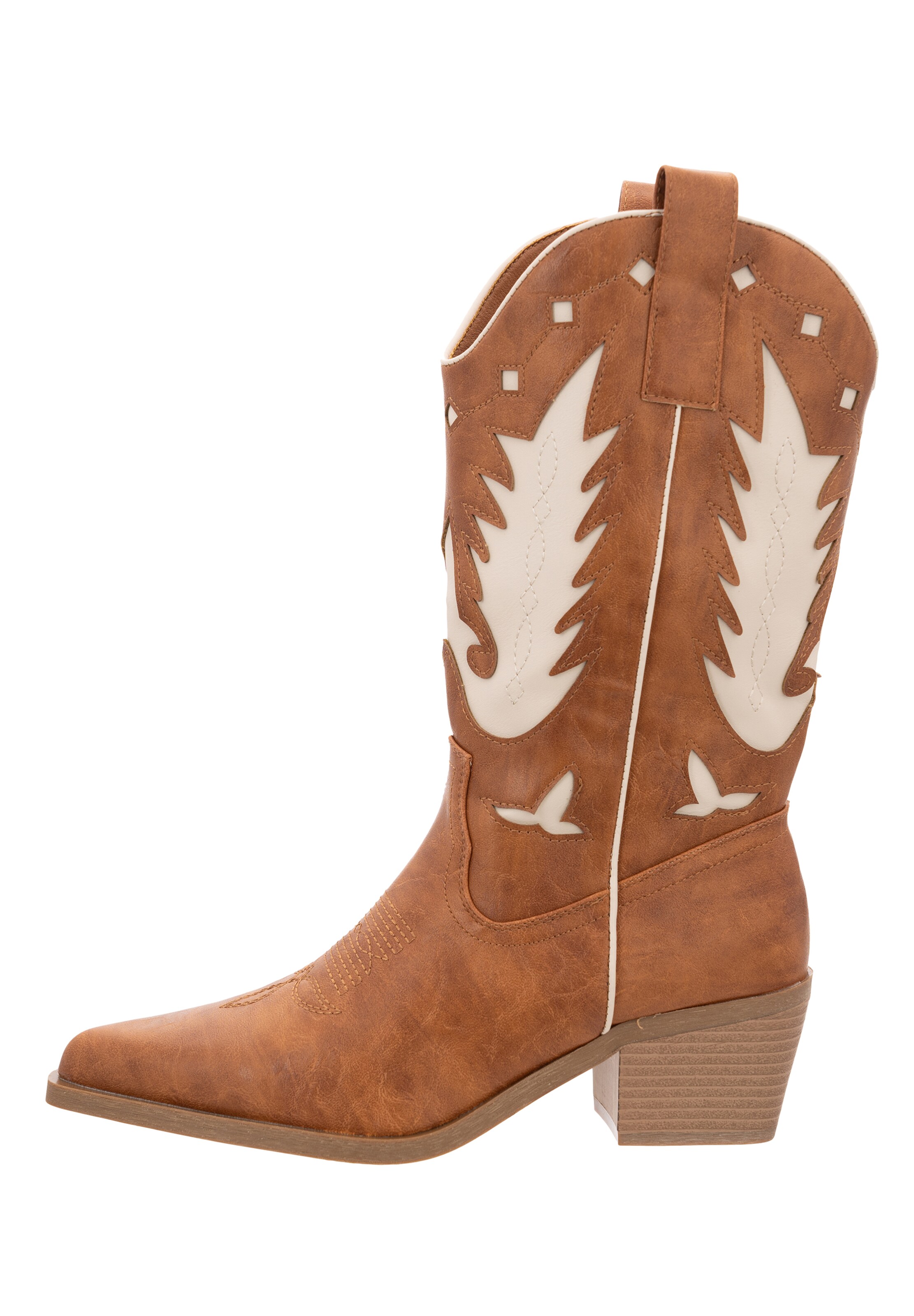 Stivale da cowboy di Salinyang in beige