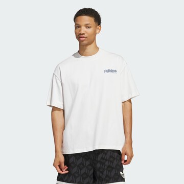 T-Shirt 'Sport Design Studio Players' ADIDAS ORIGINALS en blanc