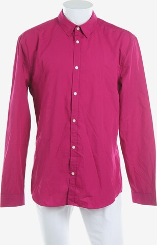 H&M Button Up Shirt in XL in Pink: front