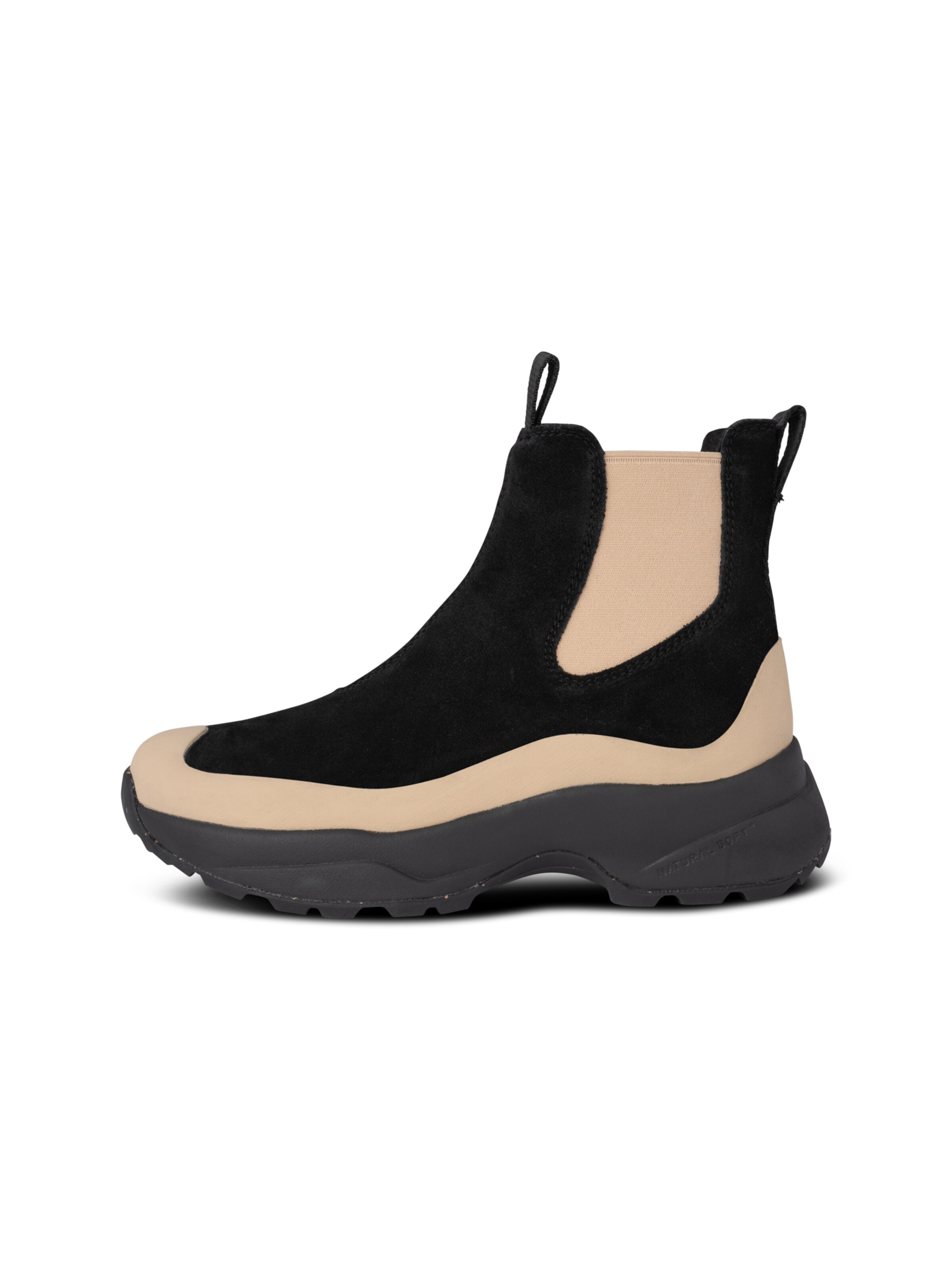 WODEN Chelsea Boots ' Solveig Suede Waterproof ' i sort: forside