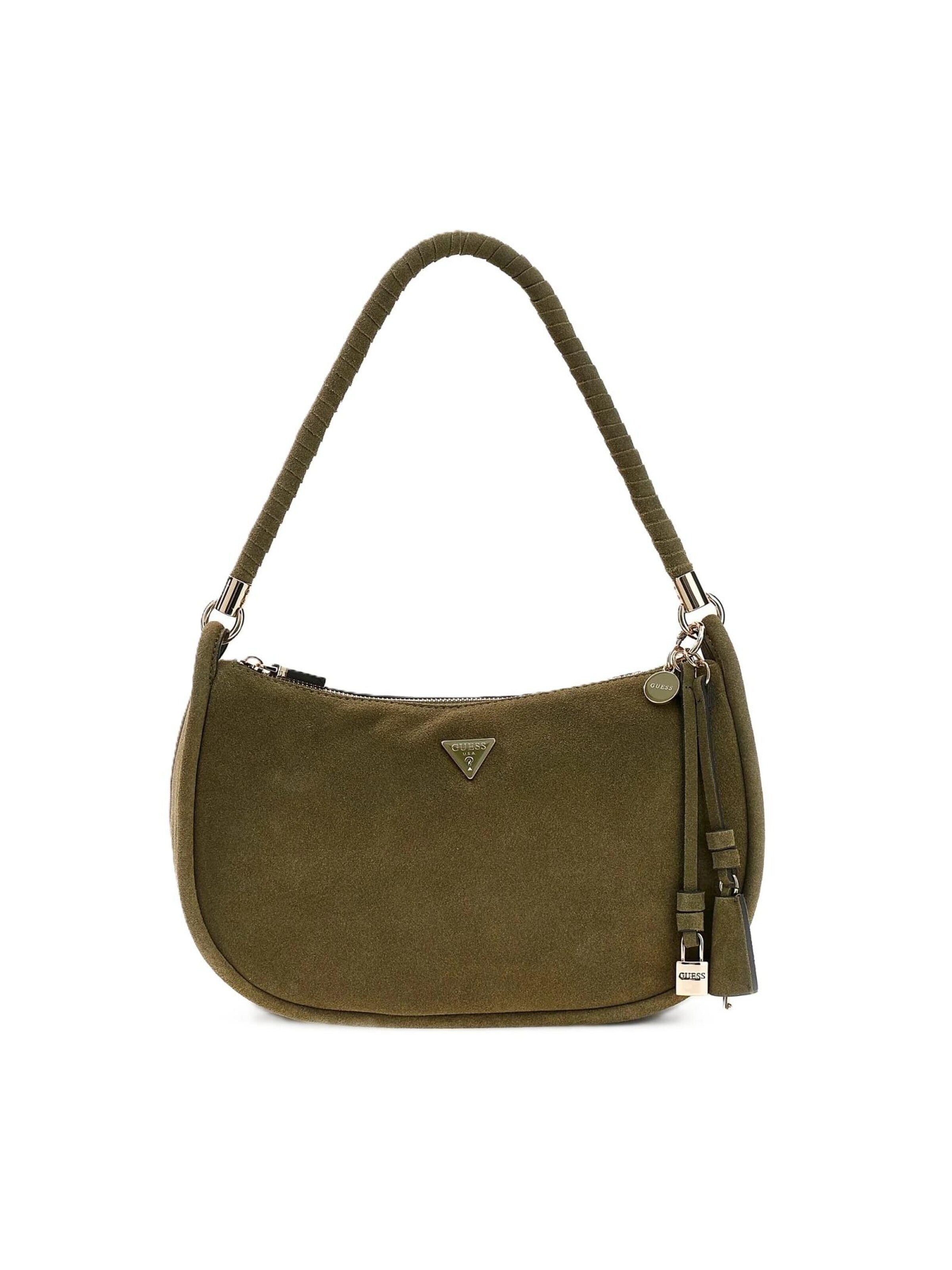 GUESS Schultertasche 'Danya' in Grün: Vorderseite