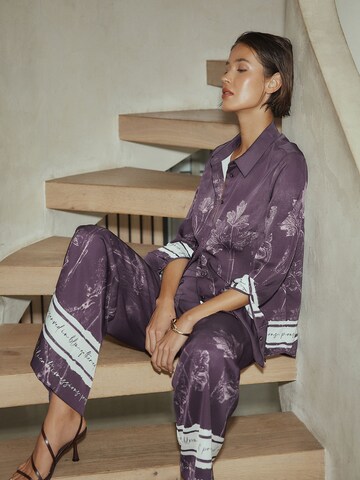 Next Bő szár Nadrág - lila