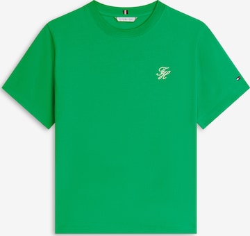 Tricou de la TOMMY HILFIGER pe verde: față