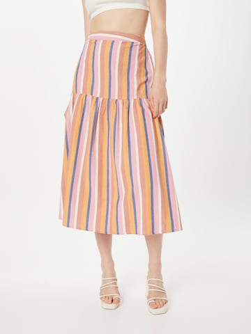 DEDICATED. Skirt 'Finnhamn' in Mixed colors: front