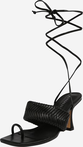 Warehouse Sandal in Black: front