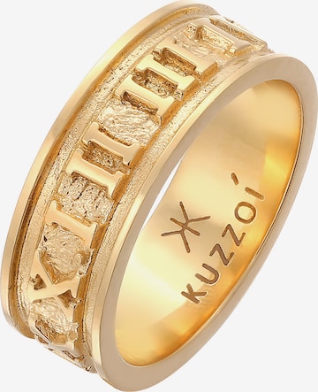 KUZZOI Ring 'Zahlen' in Gold: predná strana