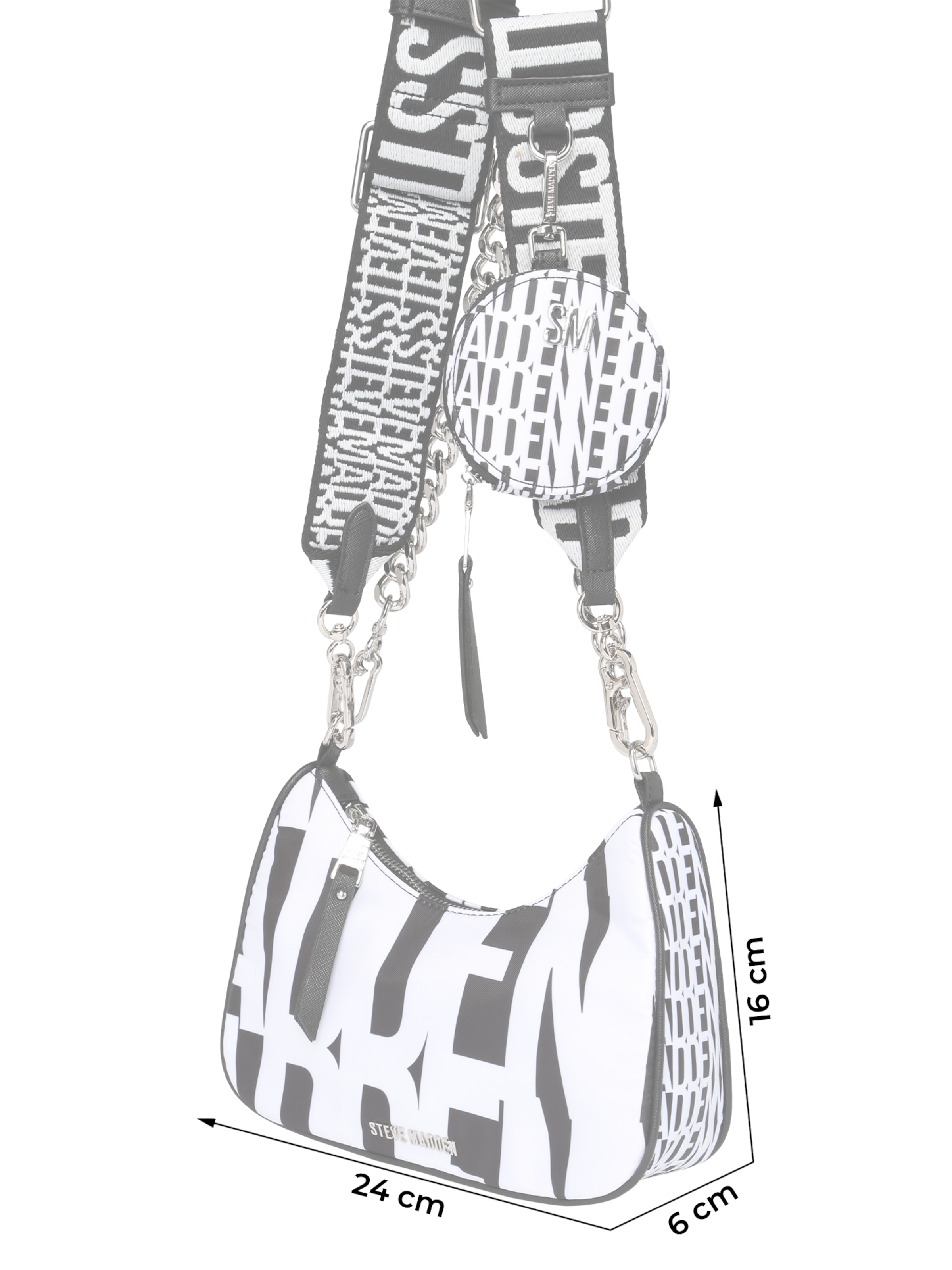 STEVE MADDEN Shoulder bag 'BVISUAL' in Black