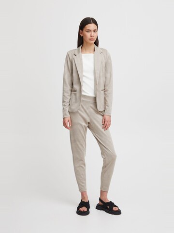 ICHI - Slimfit Pantalón chino ' KATE ' en beige