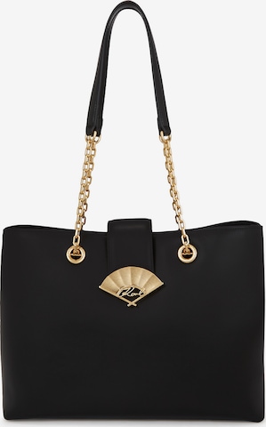 Karl Lagerfeld Shoulder Bag in Black: front