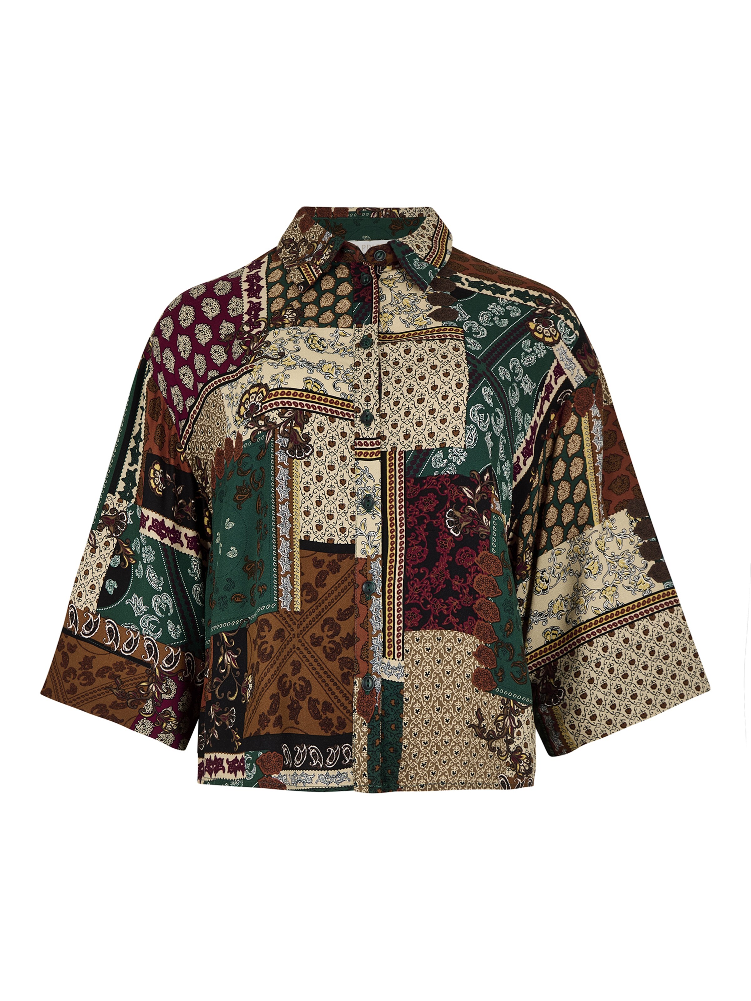 Chemisier Apricot en mélange de couleurs : devant