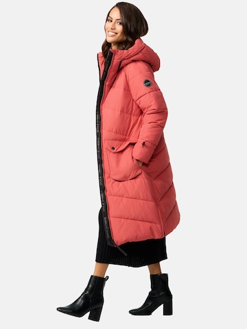 Palton de iarnă de la MARIKOO pe roz