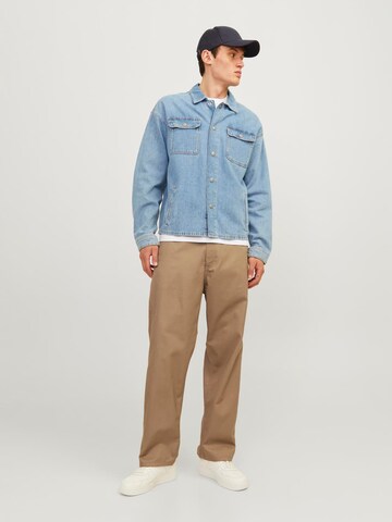 JACK & JONES Loosefit Nadrág 'JPSTALEX' - bézs