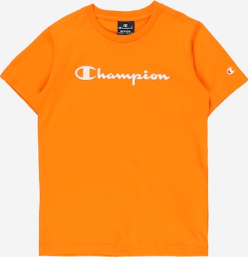 oranžinė Champion Authentic Athletic Apparel Marškinėliai: priekis