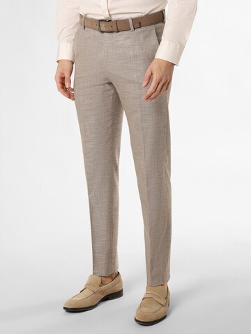 Finshley & Harding Regular Pantalon ' Mitch ' in Beige: voorkant