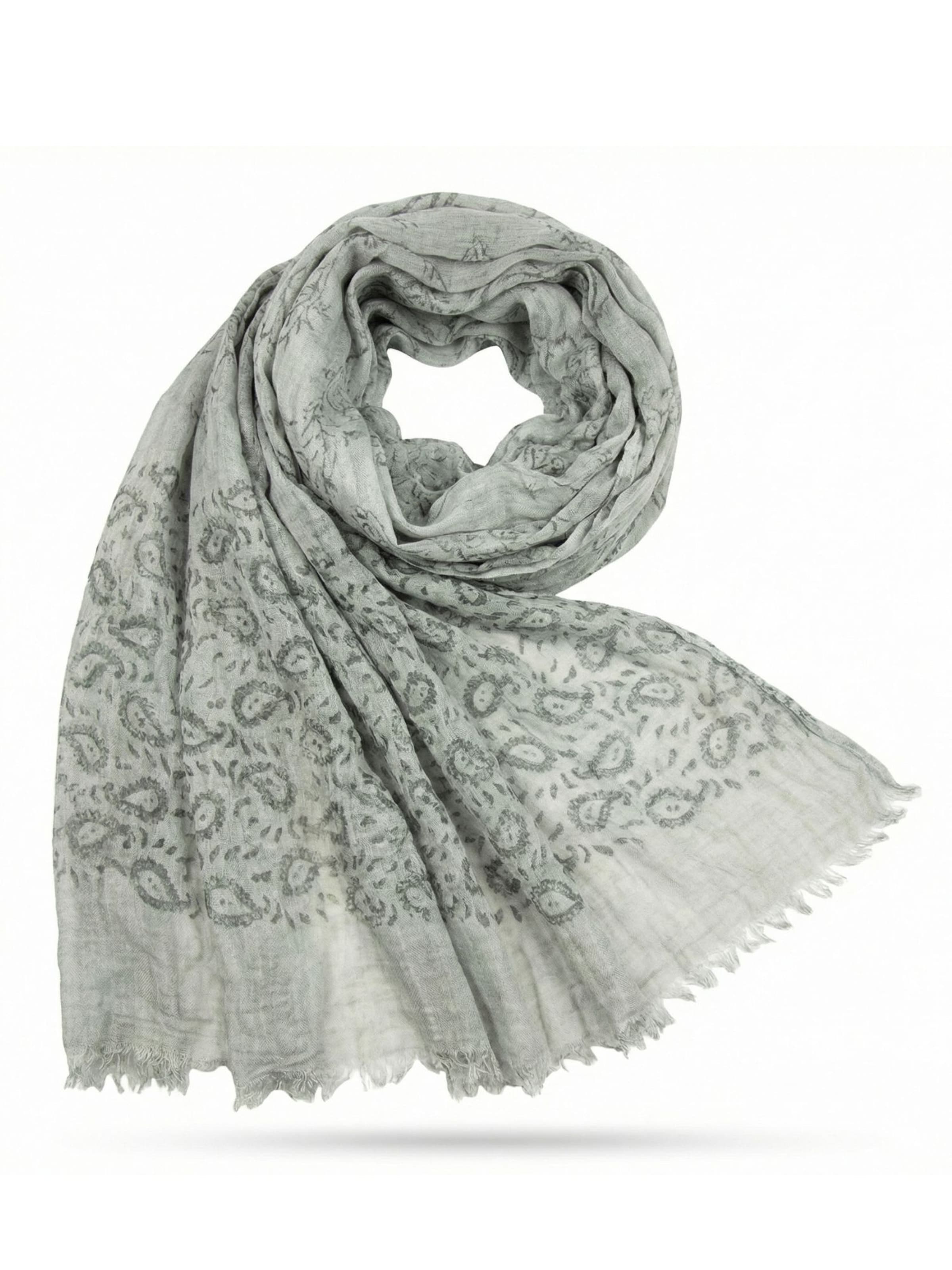 Sunsa Scarf 'Sunsa' in Grey: front