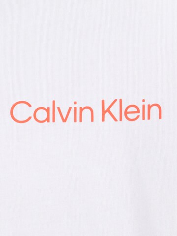 balta Calvin Klein Jeans Marškinėliai 'OBSESSION'