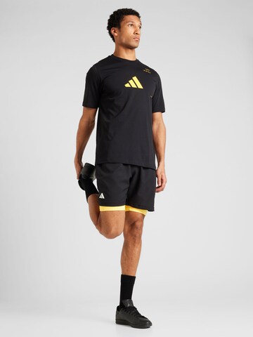 ADIDAS PERFORMANCE regular Sportsbukser i sort