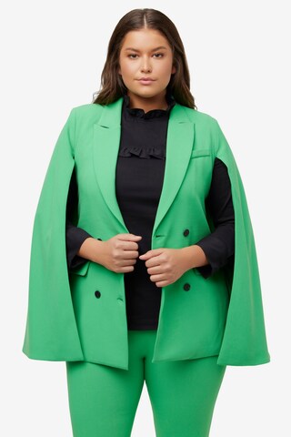 Ulla Popken Blazers in Groen: voorkant