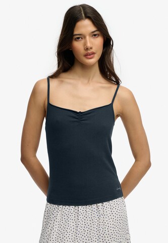 Haut de sport 'Camisole' Superdry & Co en bleu : devant