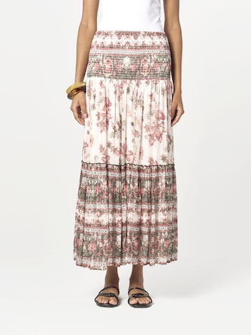 KOROSHI Sukňa - Biela: predná strana