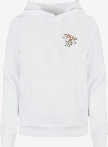 ABSOLUTE CULT Sweatshirt 'Tom And Jerry - Frankenstein Jerry' in White: front