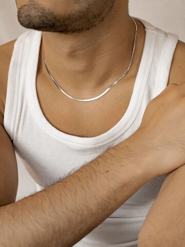 Hey Happiness Ketting 'Viper' in Zilver