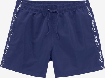 Shorts de bain 'Noah' s.Oliver en bleu : devant