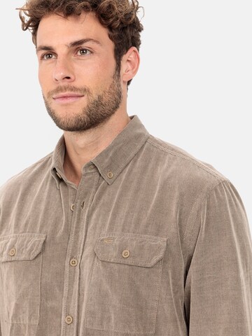 CAMEL ACTIVE Regular fit Button Up Shirt in Beige