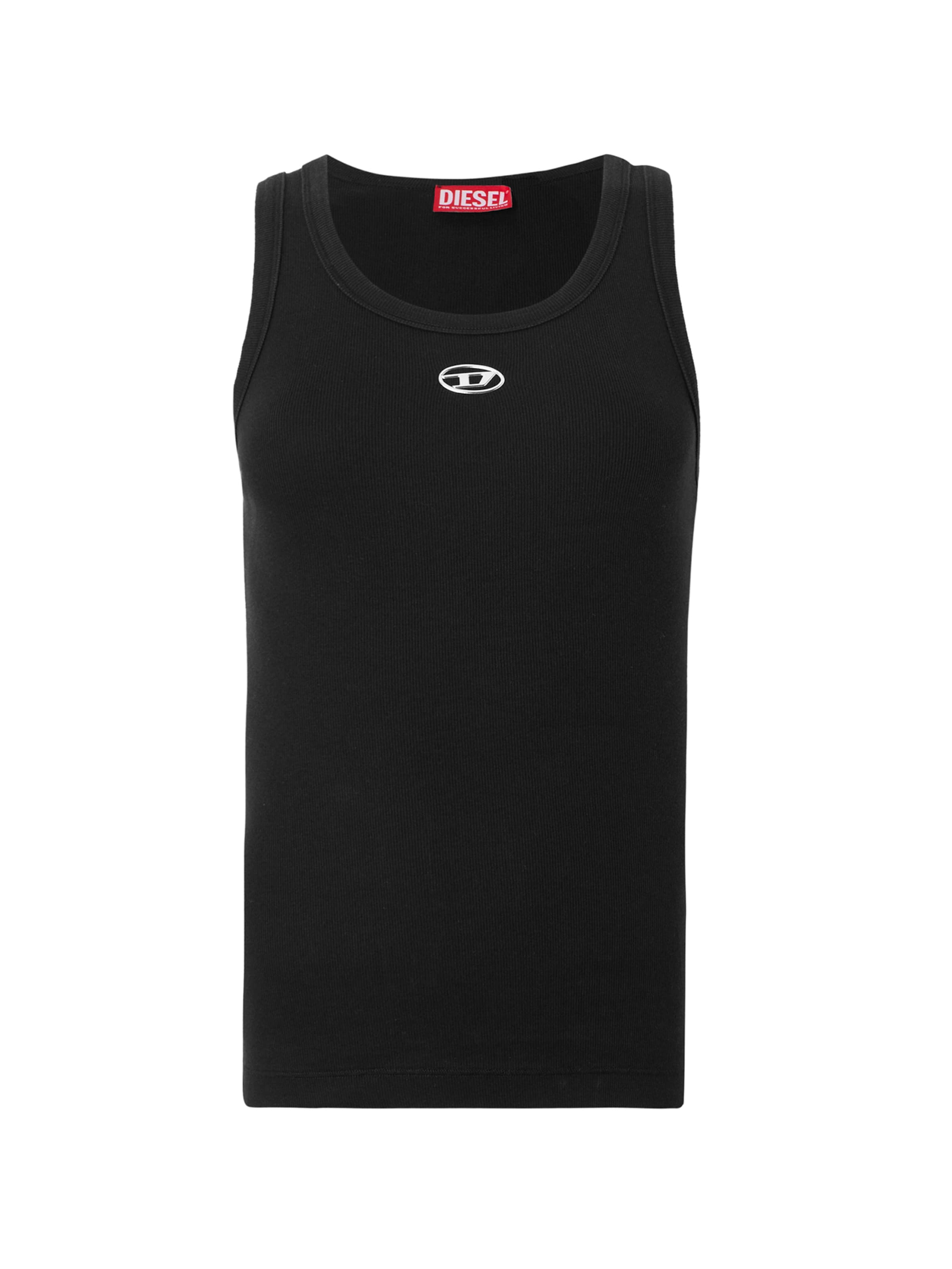 Top 'T-ANKI-OD' di DIESEL in nero: frontale