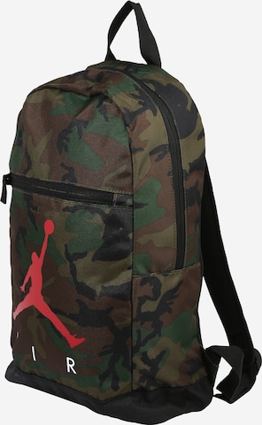 Zaino 'Jan Air' di Jordan in verde: frontale