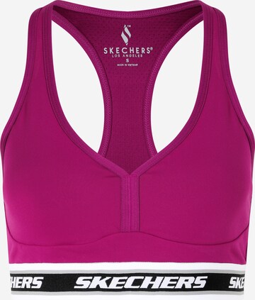 SKECHERS Bustier Sport-BH in Lila: predná strana