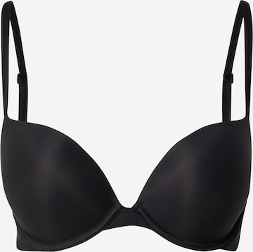 T-shirt Reggiseno di Calvin Klein Underwear in nero: frontale