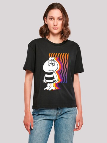 T-shirt oversize 'Die Biene Maja ' F4NT4STIC en noir : devant