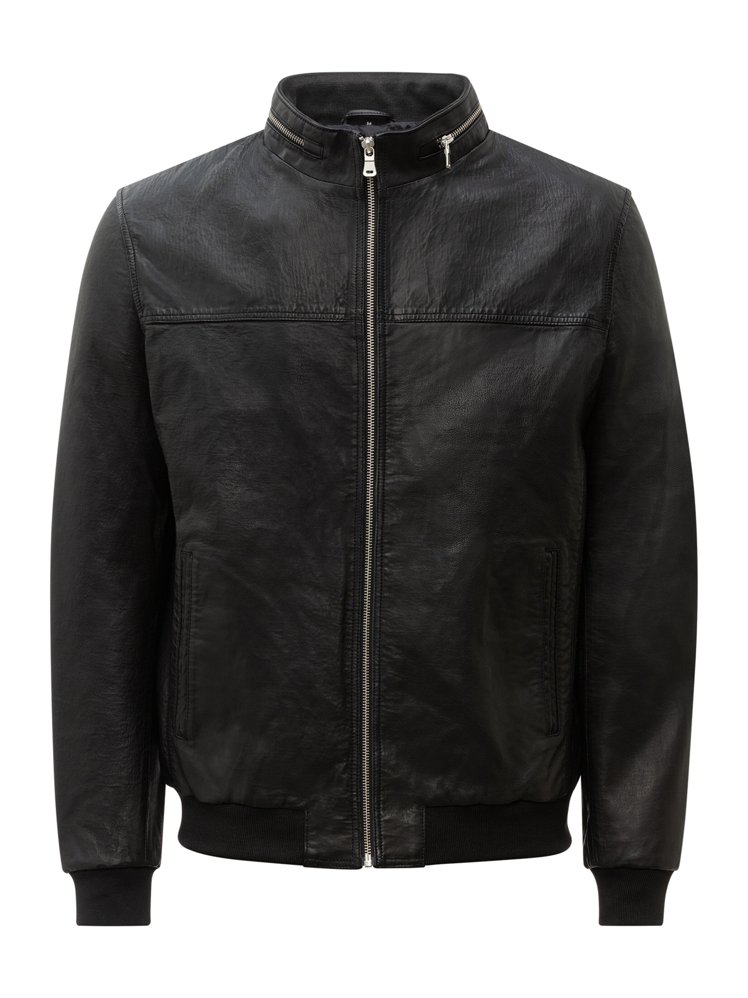 RICANO Tussenjas 'Marlon' in Zwart: voorkant