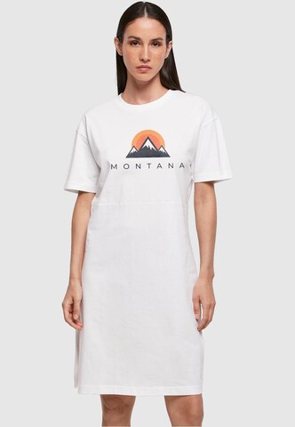 Merchcode Kleid 'Montana' in Weiß: predná strana
