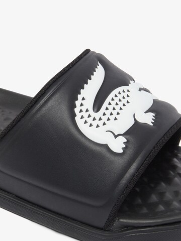 LACOSTE Beach & Pool Shoes 'Serve Slide' in Black