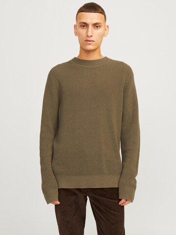 JACK & JONES Sweater 'JPRCCVIGGO' in Green: front