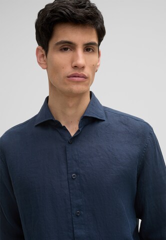 STRELLSON Slim fit Button Up Shirt 'Ceasar' in Blue
