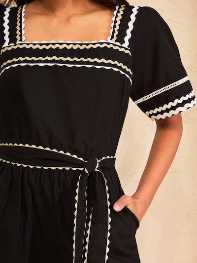 love & roses Jumpsuit in schwarz, Produktansicht