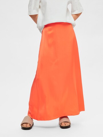 SELECTED FEMME Rock 'Franziska' in Orange