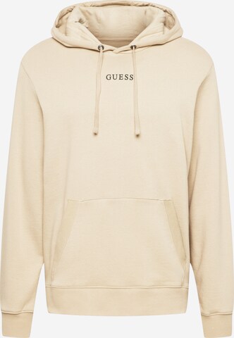 GUESS Sweatshirt in Beige: front