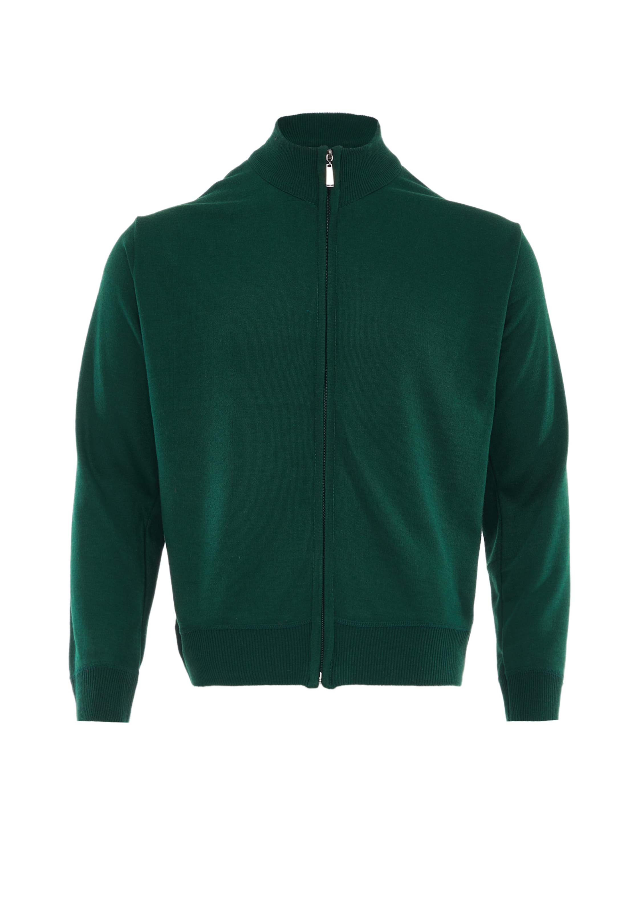 IPARO Плетена жилетка в зелено: отпред