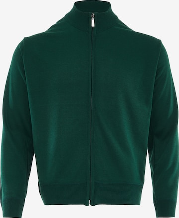 Cardigan CELOCIA en vert : devant