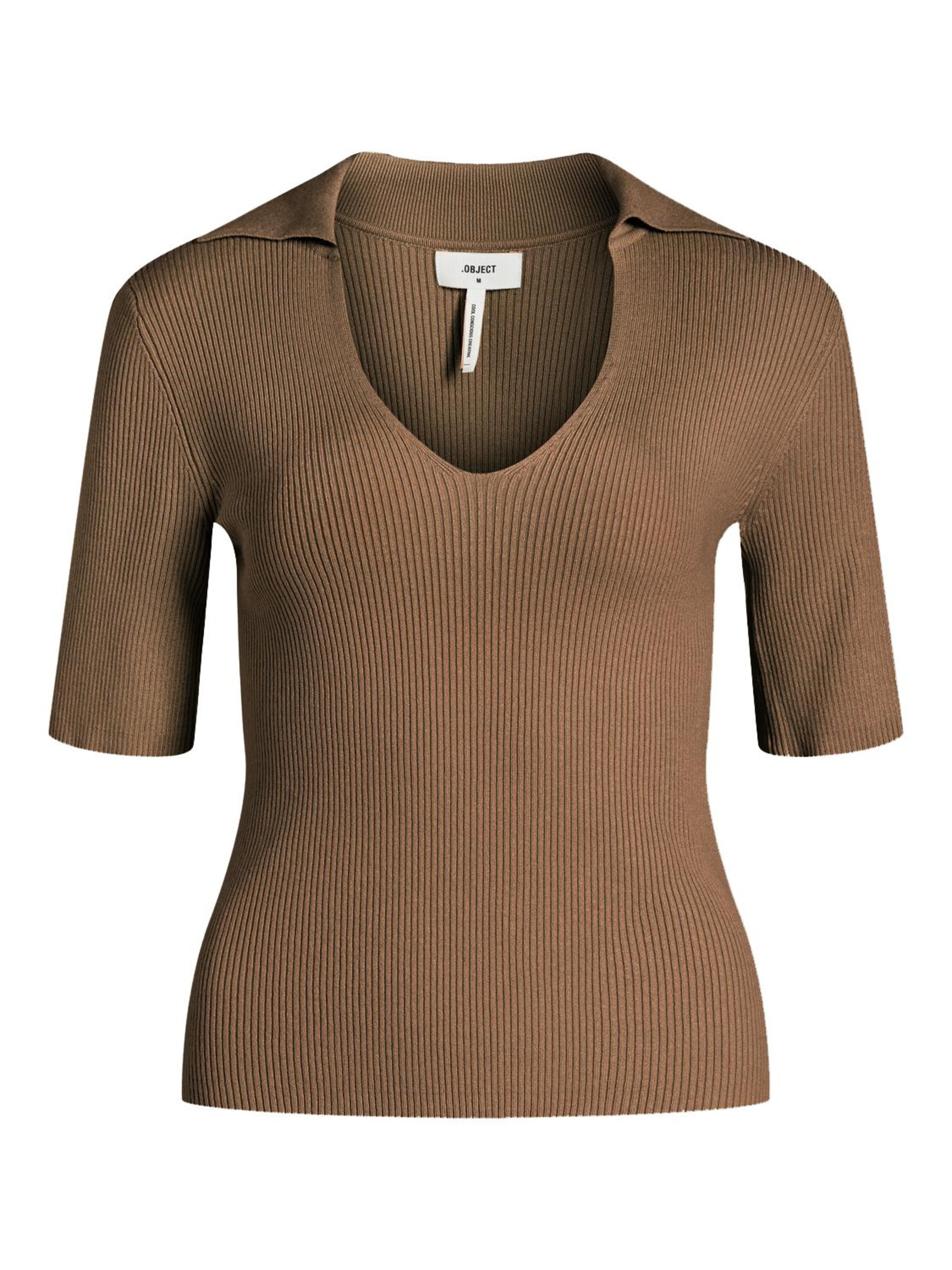 Frauen Pullover & Strick OBJECT Pullover 'Enya' in Braun - EC77209 Frauen Pullover & Strick OBJECT Pullover 'Enya' in Braun - EC77209