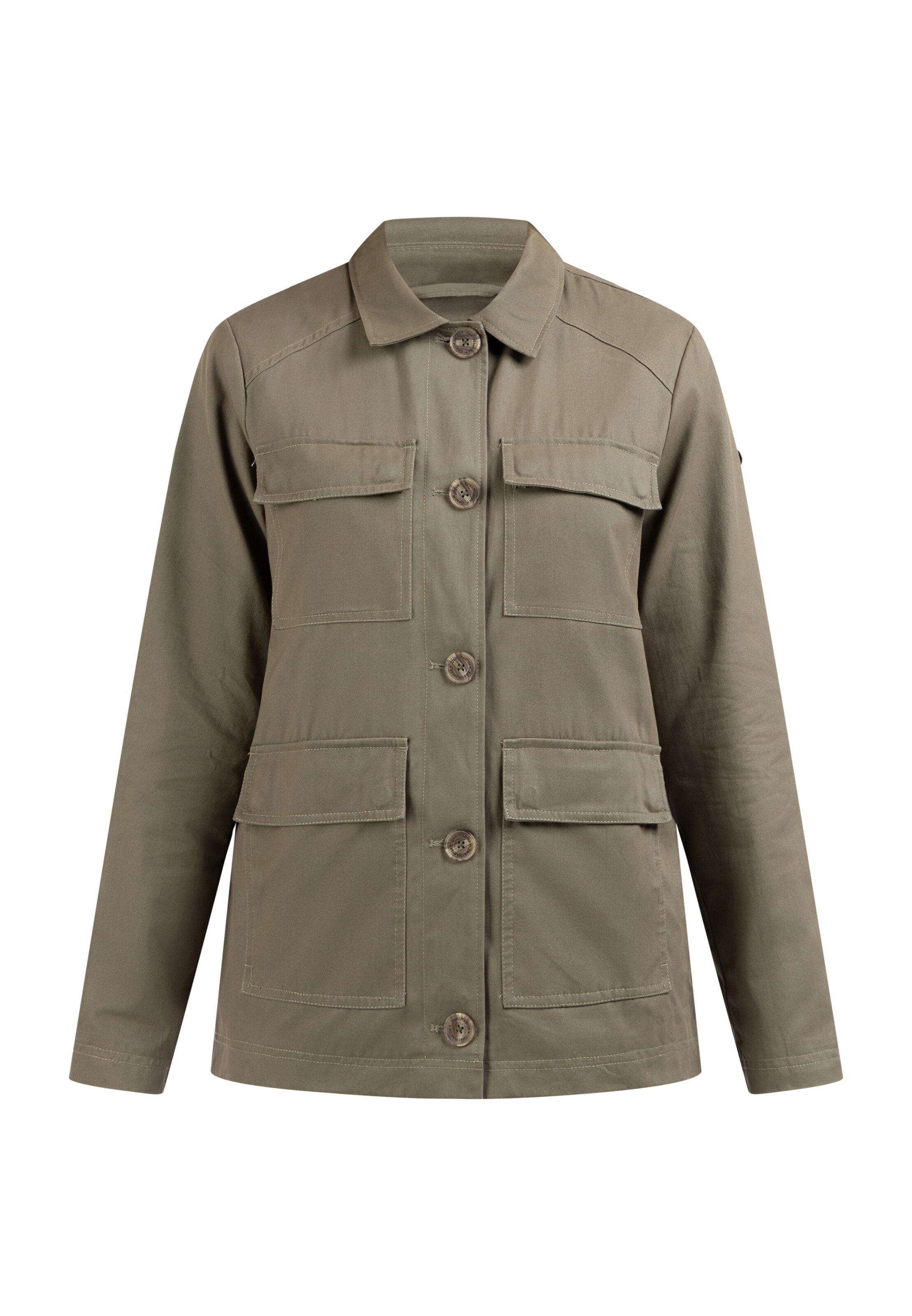 DreiMaster Vintage Преходно яке в зелено: отпред