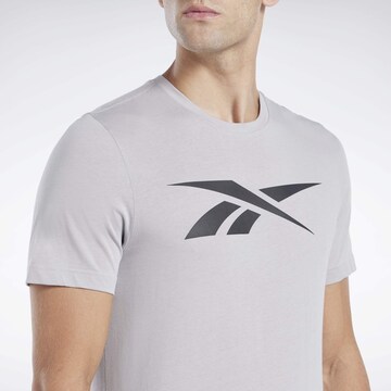 T-Shirt fonctionnel Reebok en gris