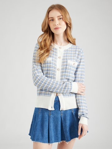 Derhy Knit Cardigan in Blue: front